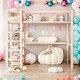 preview thumbnail 2 of 28, Full Size Modern Style Metal Loft Bed with 4-Tier Shelves and Storage,Good Stability,Storage Space,Creative Structure,Pink