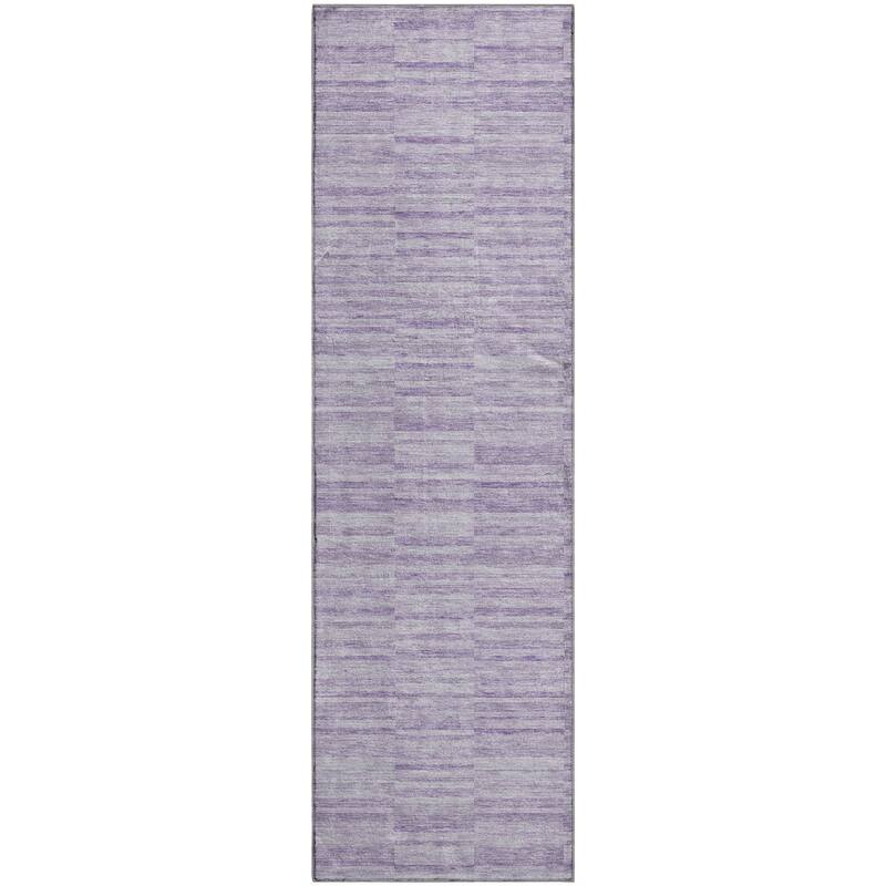 Premium Washable Super Soft Ombre Geo Stripe Mayfield Rug