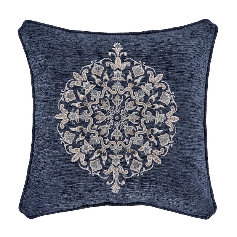 J. Queen New York Botticelli 18" Embellished Decorative Throw Pillow