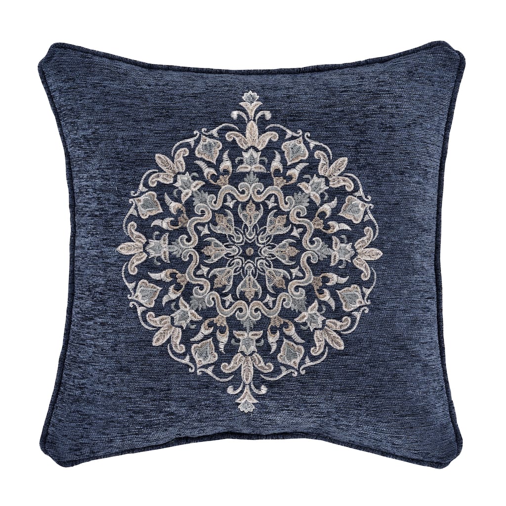 J. Queen New York Botticelli 18" Embellished Decorative Throw Pillow