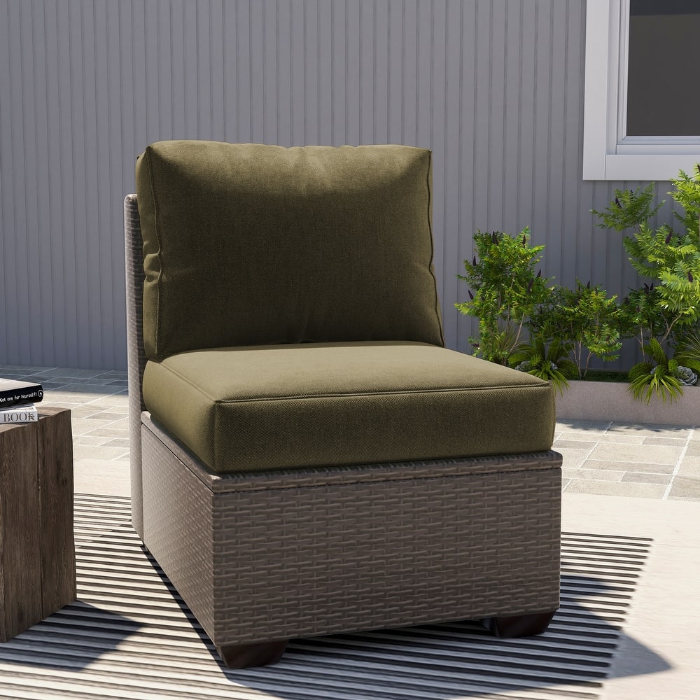 Outdoor Waterproof Rectangle Deep Seat Chair Cushion