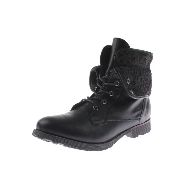 rock and candy combat boots