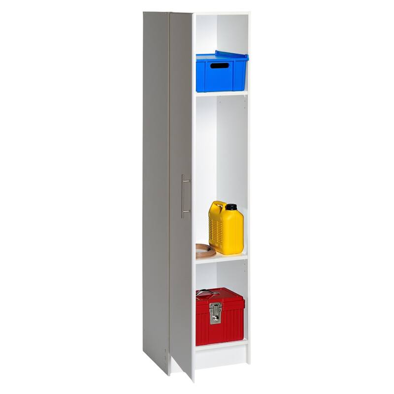 Prepac Elite 16-inch Narrow Cabinet, Multiple Finishes - 16 Inch - White