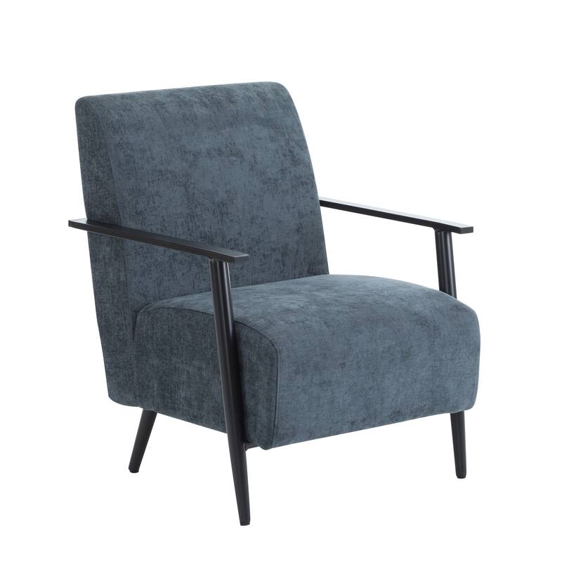 Polyester Lounge Chairs (Set of 2） with Sturdy Metal Frames, Ergonomic Design, and Space-Saving Profile