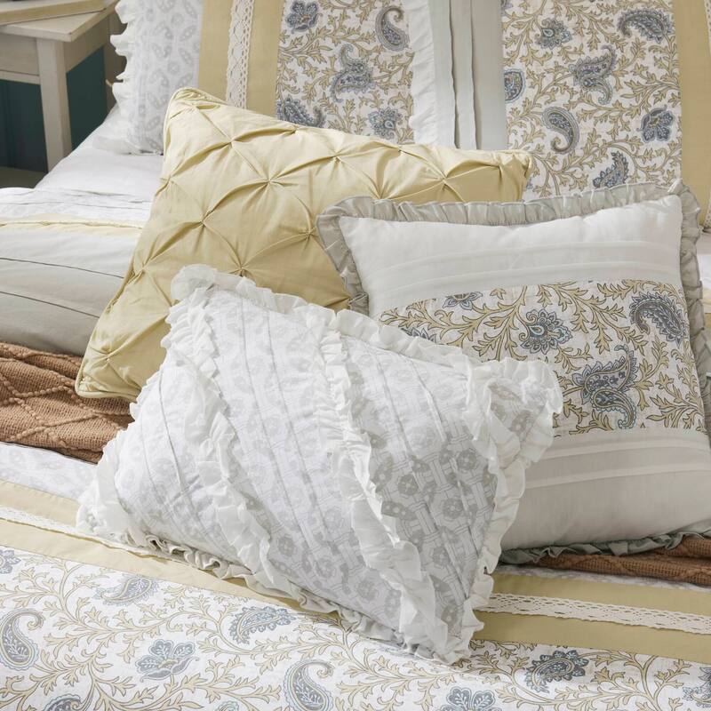 Madison Park Vanessa 9 Piece Cotton Percale Comforter Set
