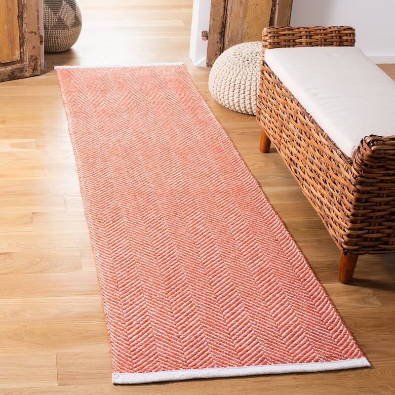 SAFAVIEH Handmade Nantucket Adile Modern & Contemporary Geometric Cotton