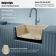 preview thumbnail 21 of 59, Karran Top Mount 25 in. Single Bowl Quartz Kitchen Sink Kit