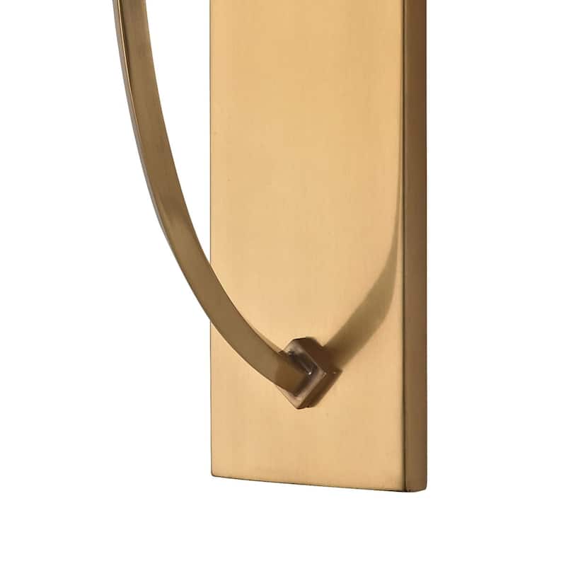 James Allan Almond Single Light 17" Tall Wall Sconce