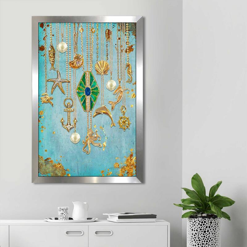 "Under The Sea In Blue" by Jodi Print on Acrylic