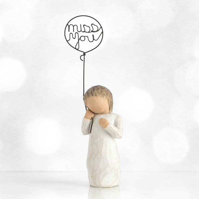 Willow Tree Miss You, In my thoughts, in my heart, 5-inch Sculpted Figure
