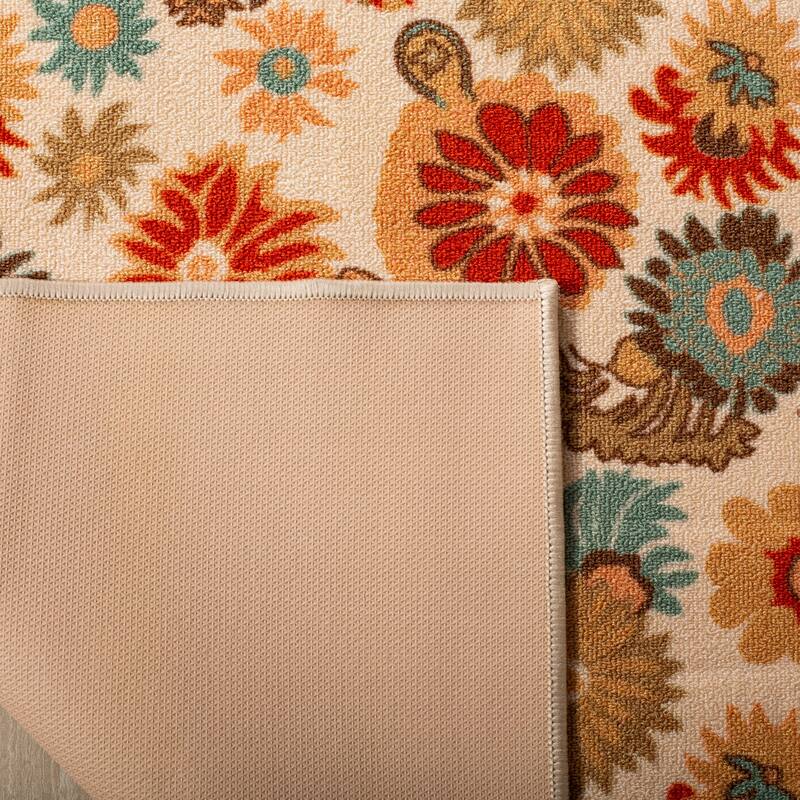 SAFAVIEH Metropolis Shobha Floral Gardens Rug