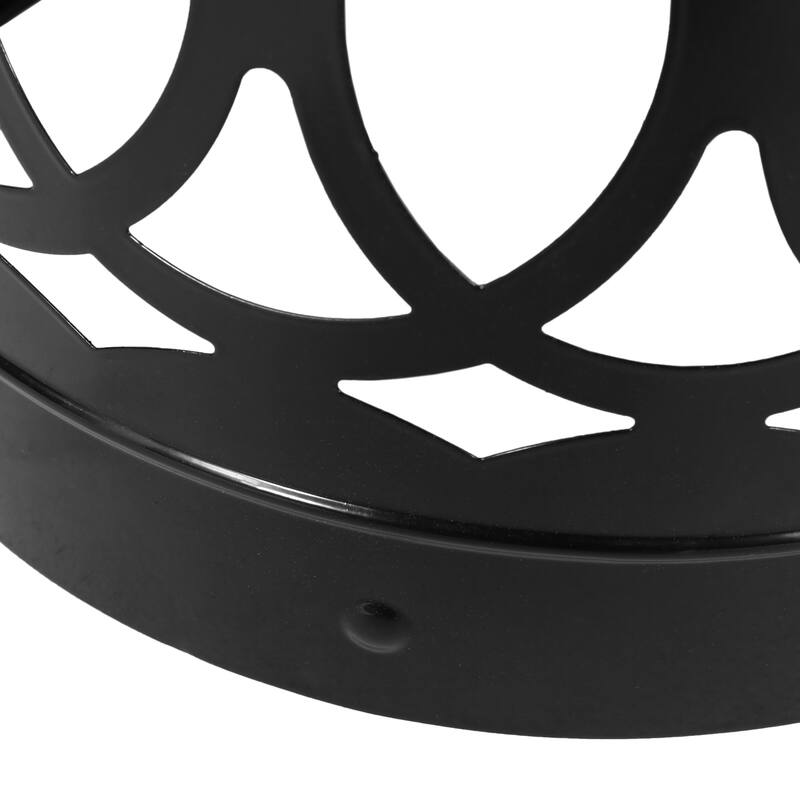 Outdoor Metal S/2 End table, No assembly is required, This comes as a set of two