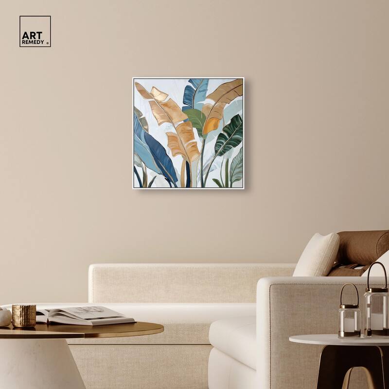 Paradise Fronds I Canvas by Art Remedy