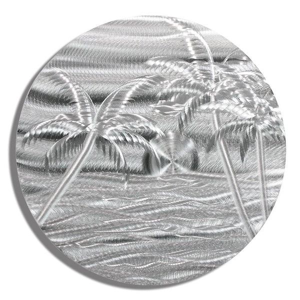 Statements2000 3d Metal Wall Art Tropical Accent Etched Silver Decor Jon Allen Art Sculptures Art