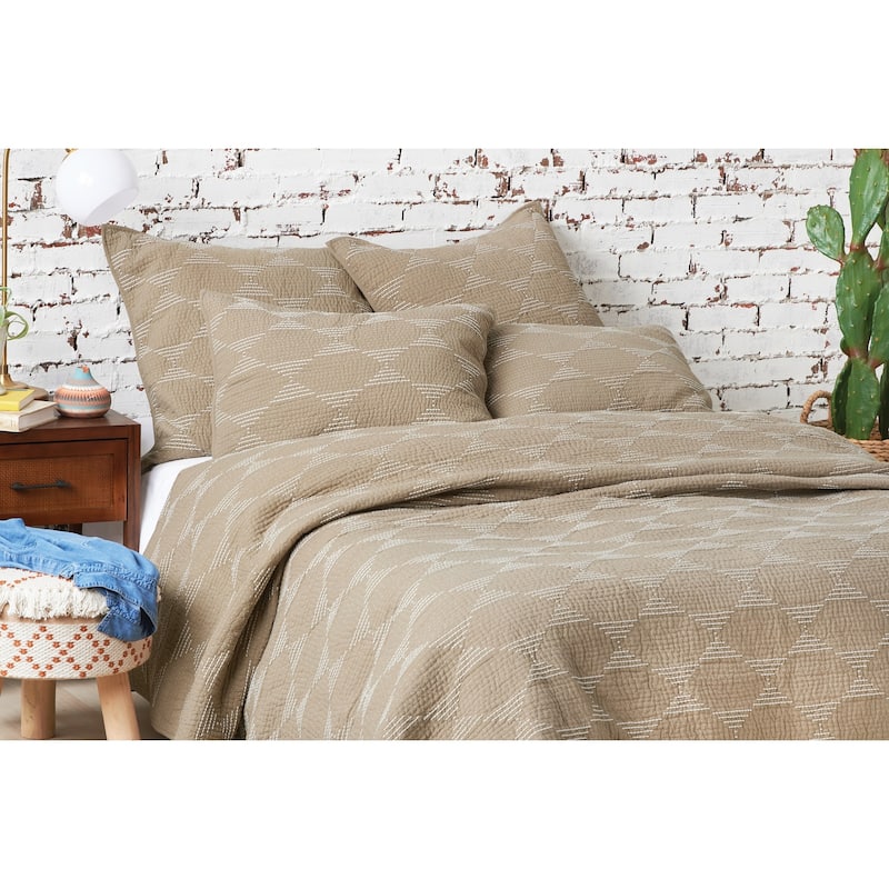 Saunders 1-Piece Cotton Queen Quilt