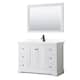 Option White / Giotto Quartz Top / Matte Black Hardware