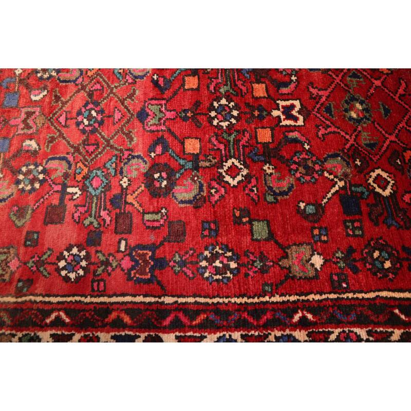 ECARPETGALLERY Hand-knotted Andelz Red Wool Rug - 2'8 x 12'0