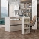 Storage Desk Movable Tabletop with Shelves and Display Area Dresser ...