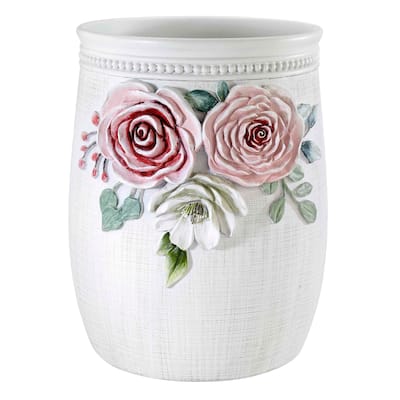 Avanti Linens Spring Garden Wastebasket