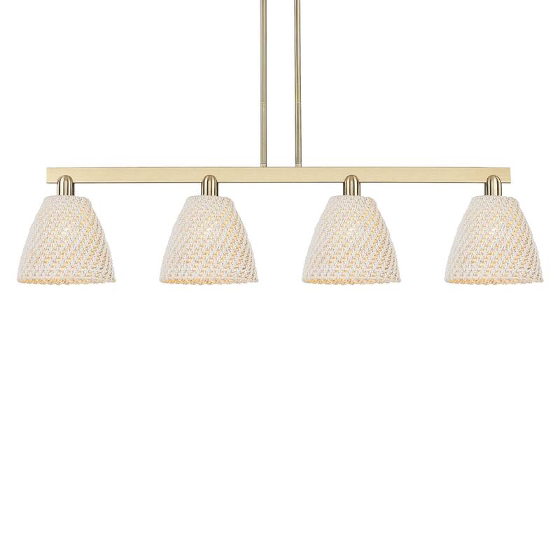 Innovations Lighting 716-4I-12-52 Bristol Natural Linear Bristol - Champagne Bronze / Natural