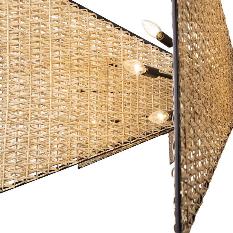 Varaluz Machina Chandelier - Matte Black/Sulihiya