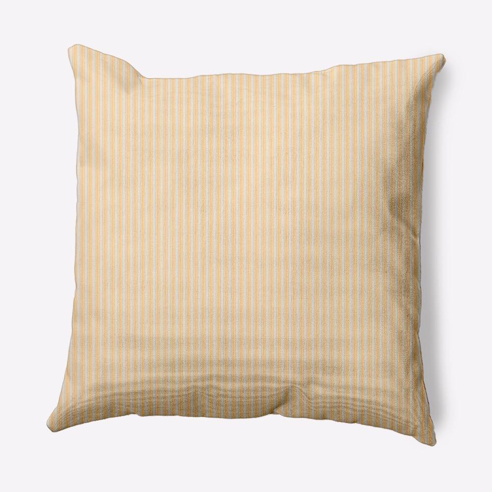 16 x 16 inch Ticking Stripe Outdoor Pillow