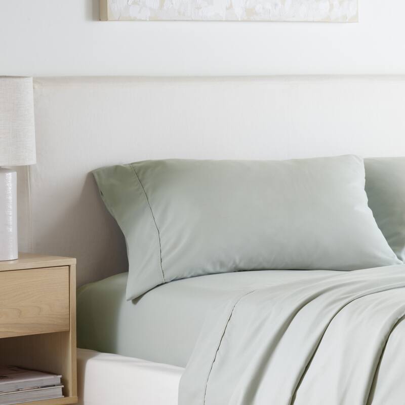 Jennifer Adams Eternal Collection 2pc. Pillowcase Set - Standard - Sage