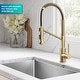 preview thumbnail 36 of 158, Kraus Bolden 2-Function 1-Handle Commercial Pulldown Kitchen Faucet