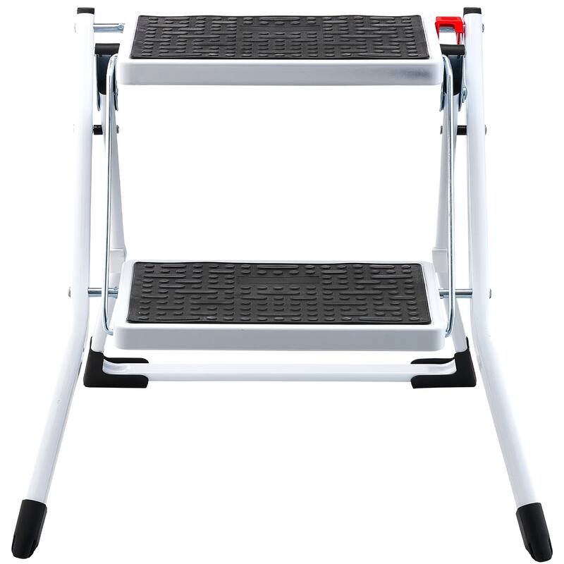 Step Stool Non-Slip Sturdy Step Ladders for Office, RVs, Pets, Bathrooms,Bedrooms - Grey
