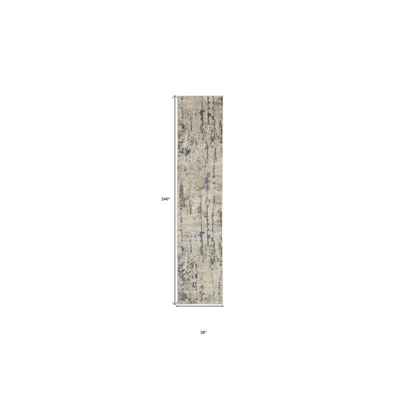Mepi Power Loomed Abstract Modern Area Rug By HomeRoots