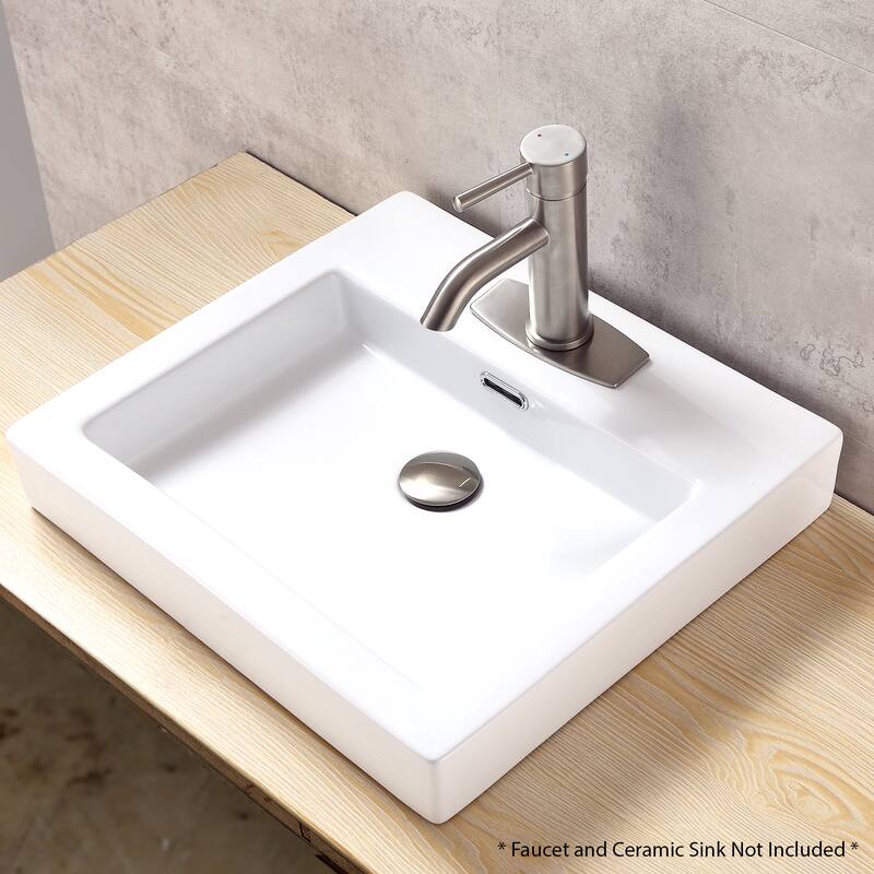 Luxier 6 in Bathroom Sink Faucet Hole Cover Deck Plate Escutcheon