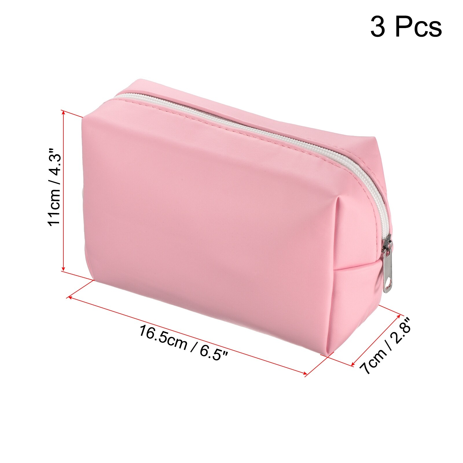 3pcs Makeup Pouches Cosmetics Storage Bags For Toiletry Organizer, Travel,  Home