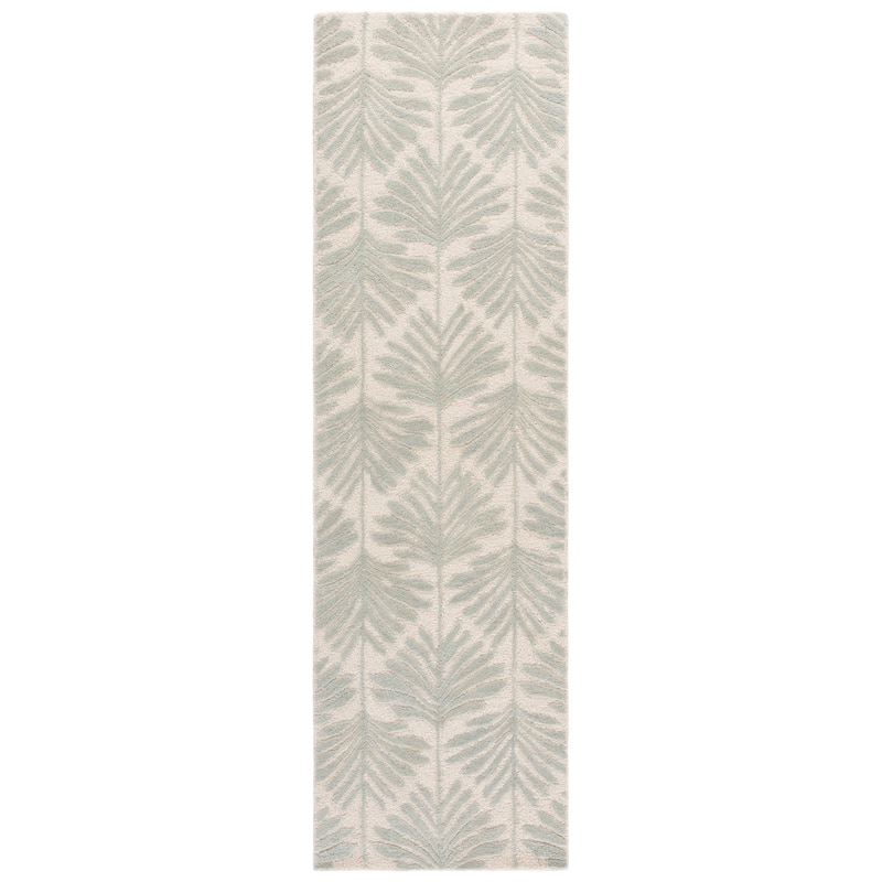SAFAVIEH Handmade Jardin Anetta Wool Rug - 2'3" x 8' Runner - Grey