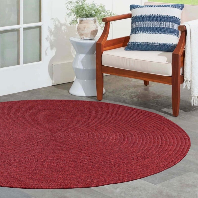Superior Braided Reversible Indoor/Outdoor Area Rug