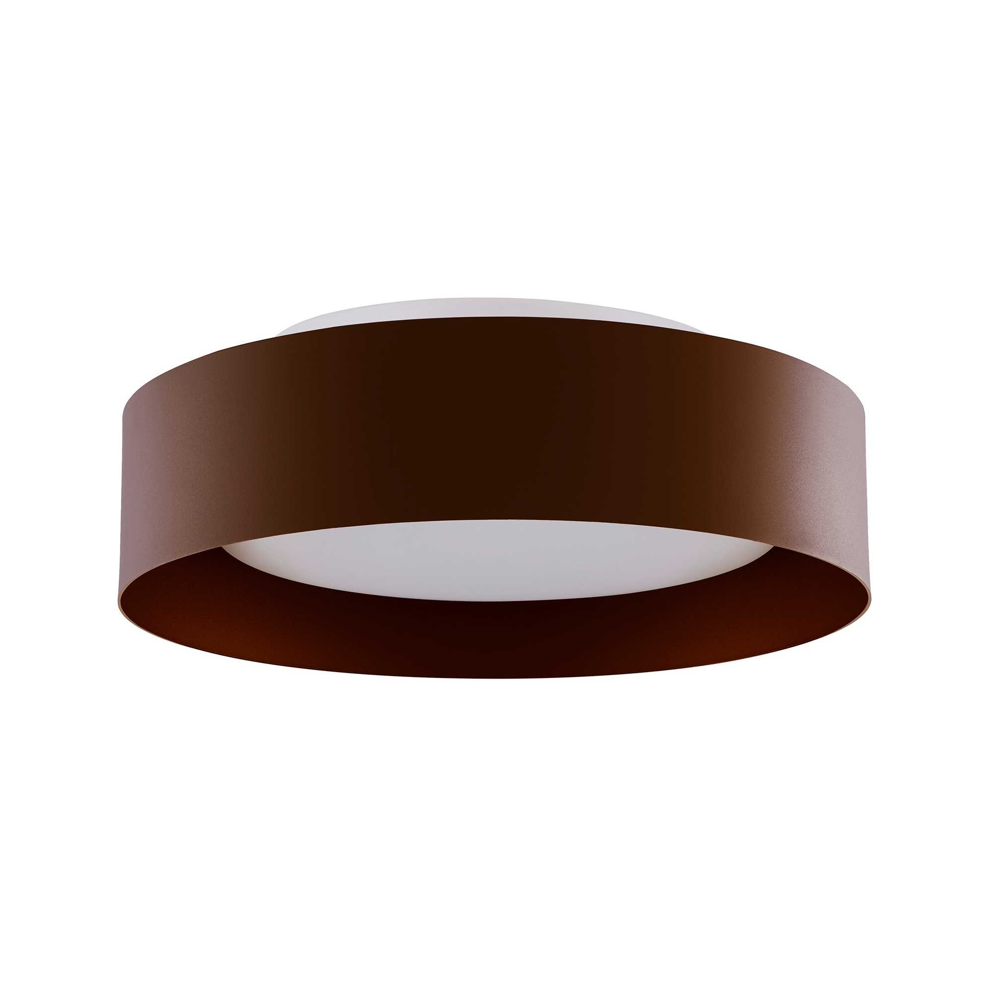 Lynch 15.75 in. 3-Light Brown Flushmount Ceiling Light - 15.75 x 15.75 x  5.13 - Overstock - 32461853