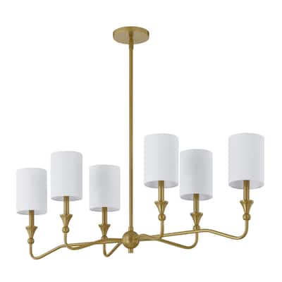 Goldie 6-Light Chandelier, Gold