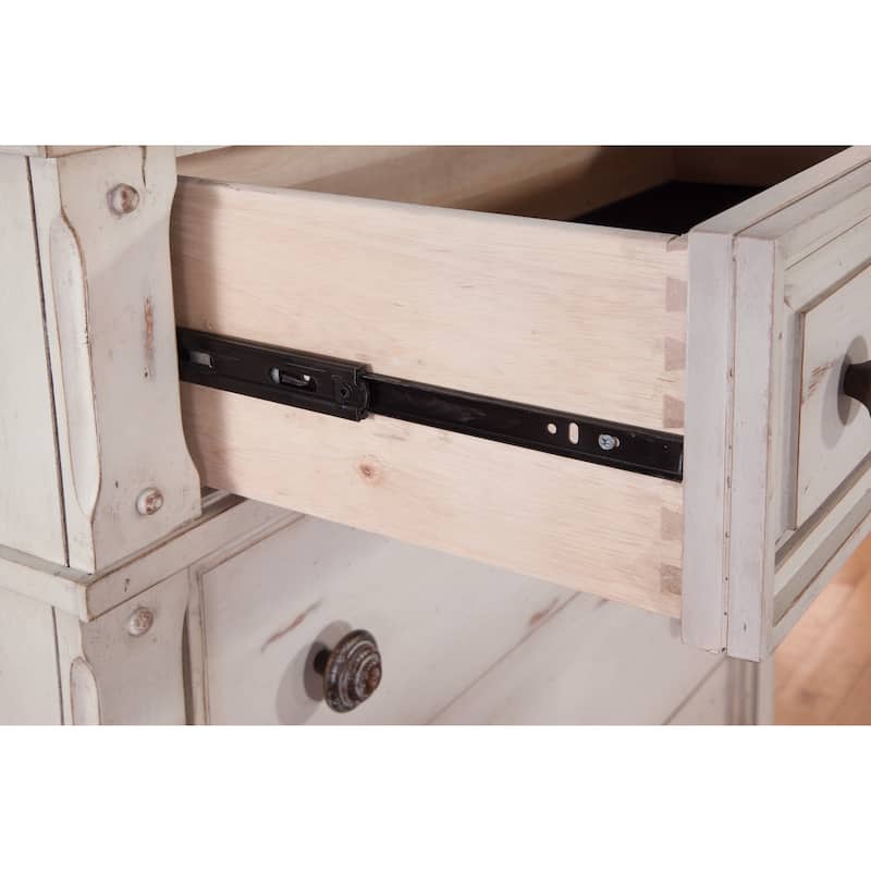 Harbor Point Vintage 9-Drawer Dresser and Optional Mirror