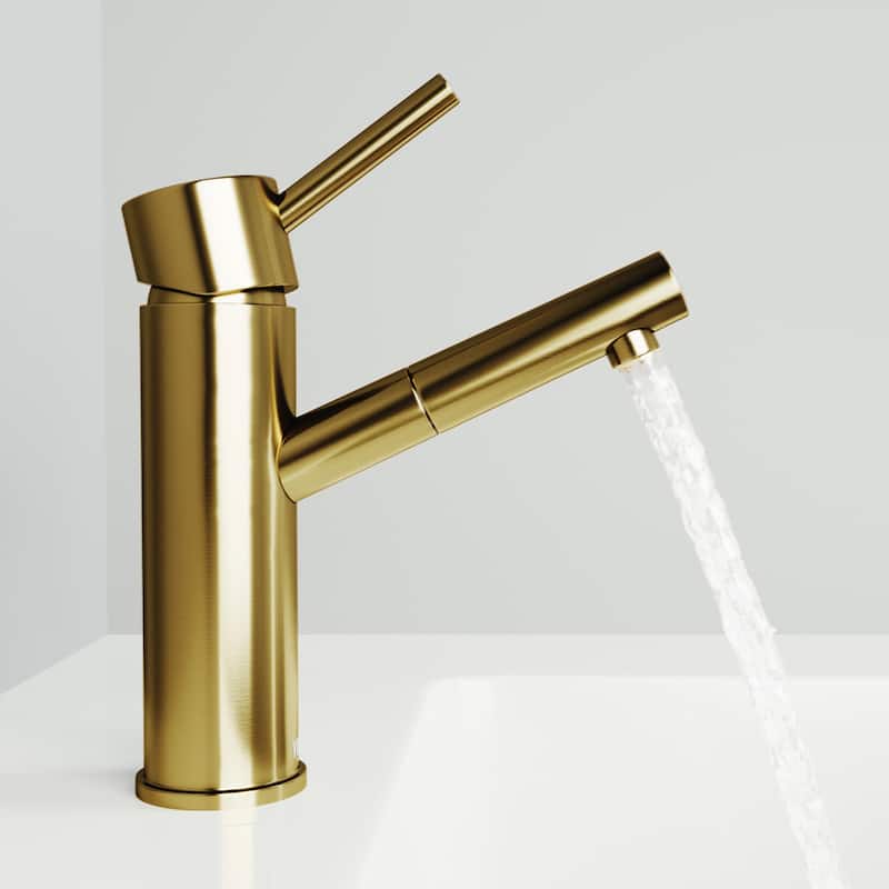 VIGO Noma 8" H Single Handle Single Hole Bathroom Faucet