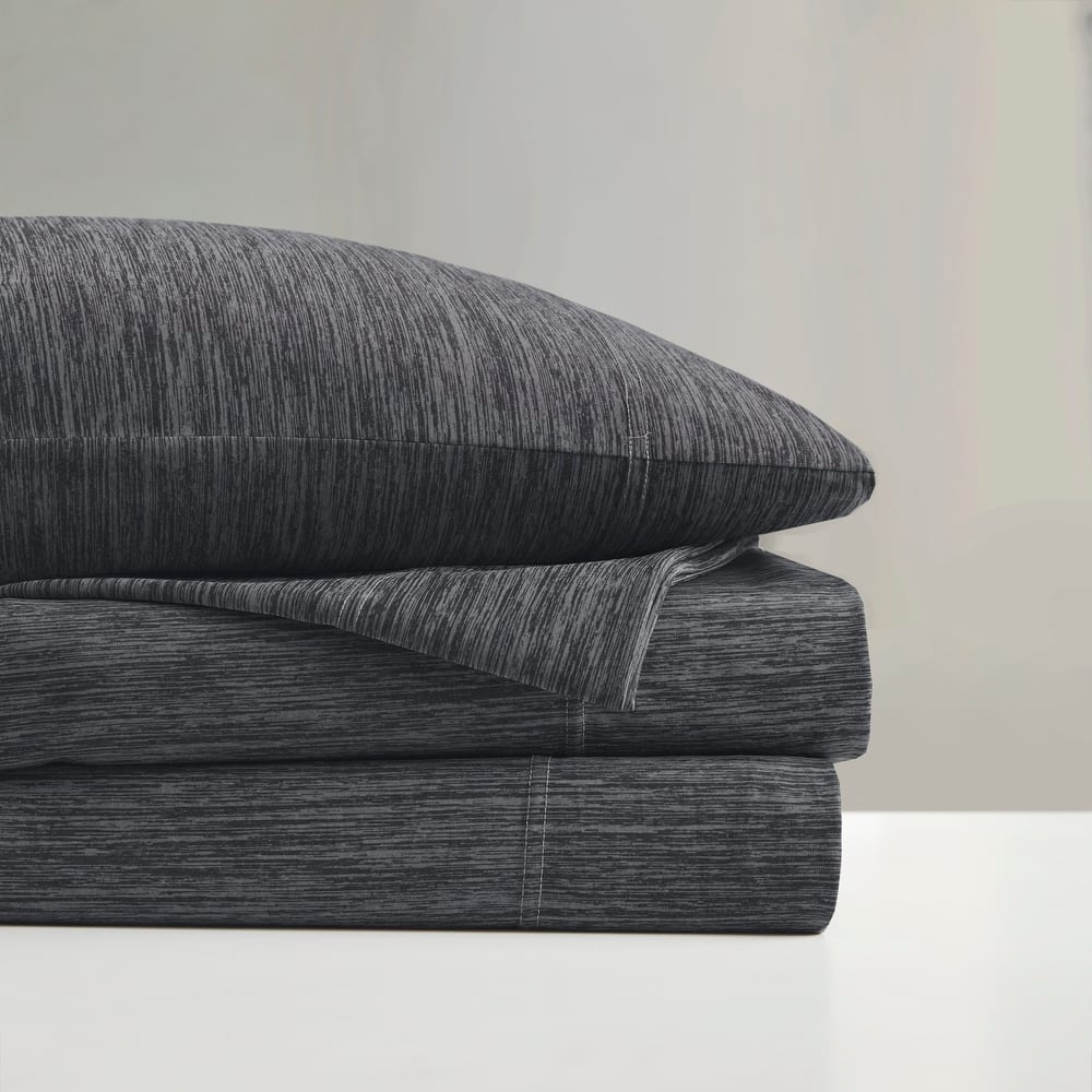 Intelligent Design Comfort Jersey Knit Nylon Blend Sheet Set