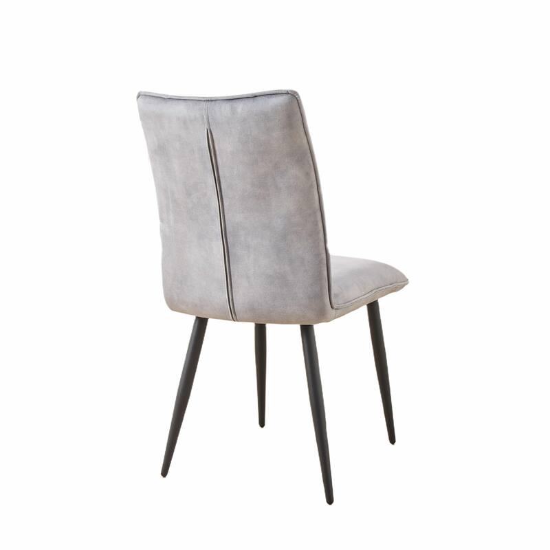 Velvet Dining Chairs (Set of 2) - Stain-Resistant, Iron Frame