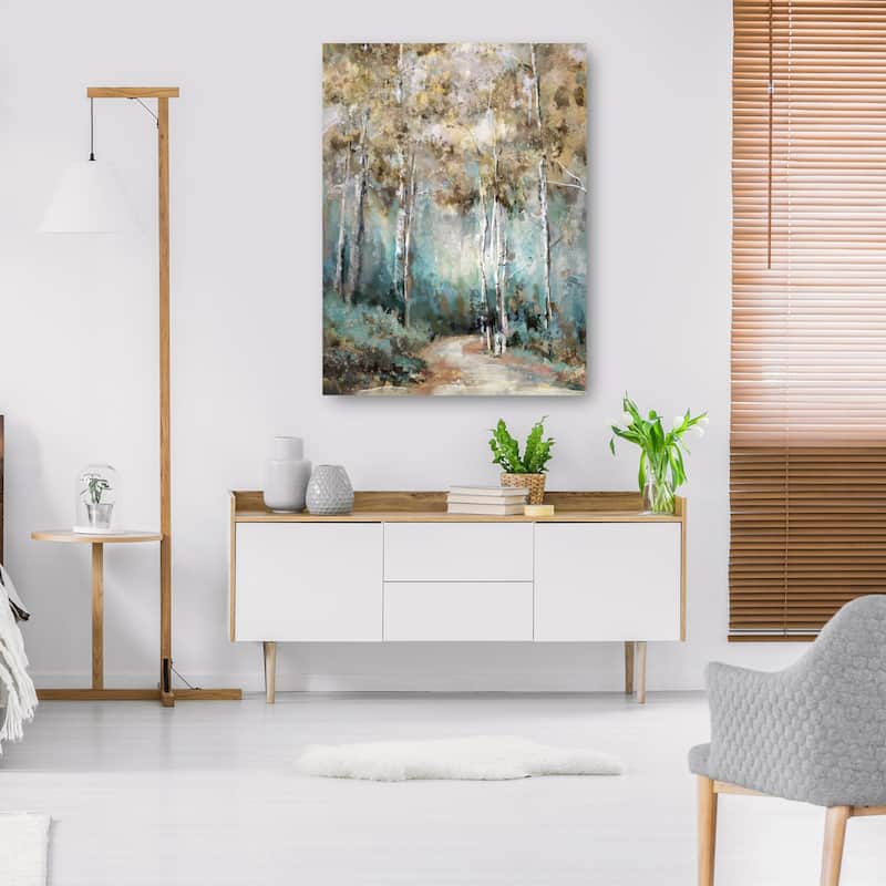 Winding Way By Studio Arts Canvas Art Print