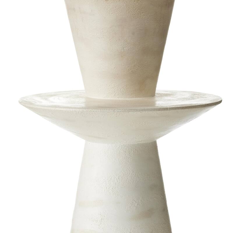 Currey & Company Cantata White Table Lamp - 30"h x 18"dia