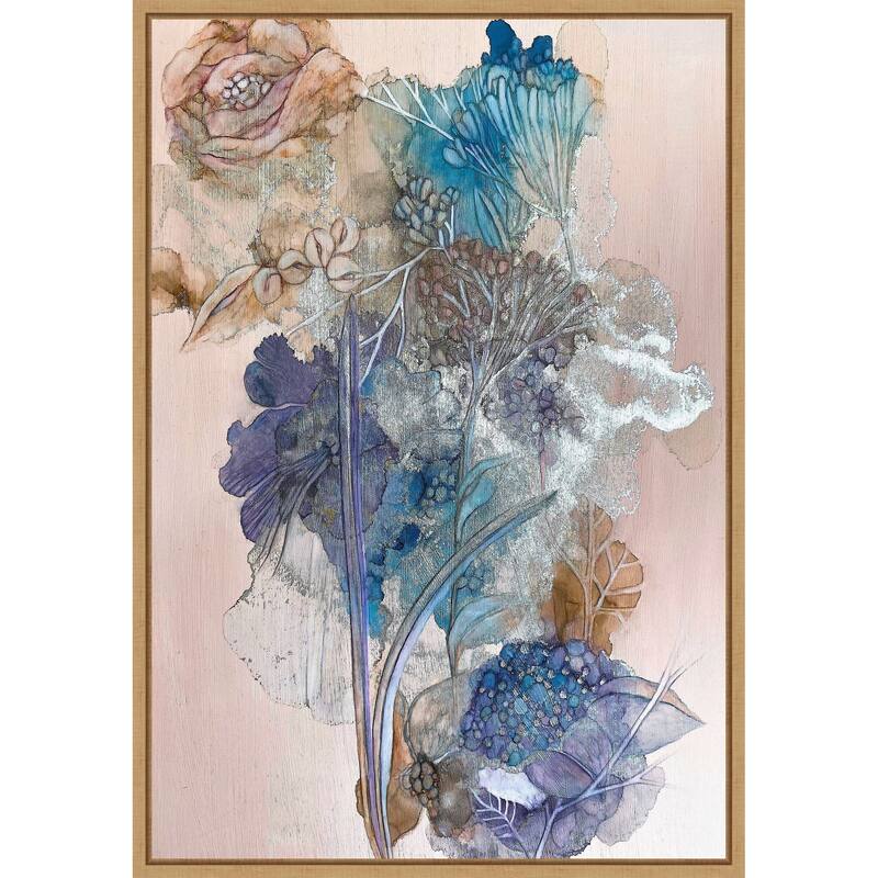 Keeping a Secret All To Herself by Mishel Schwartz Framed Canvas Wall Art Print