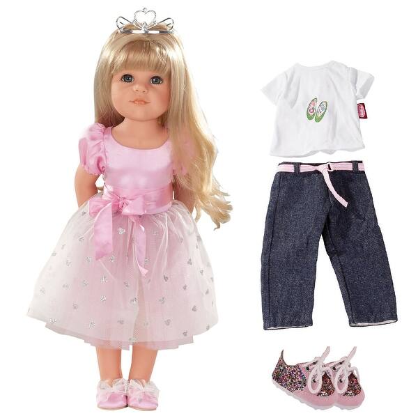slide 2 of 5, Gotz: 19.5" Hannah Princess Poseable Babu Doll with Additional Outfit