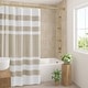 preview thumbnail 36 of 130, Madison Park Spa Waffle Shower Curtain with 3M Treatment