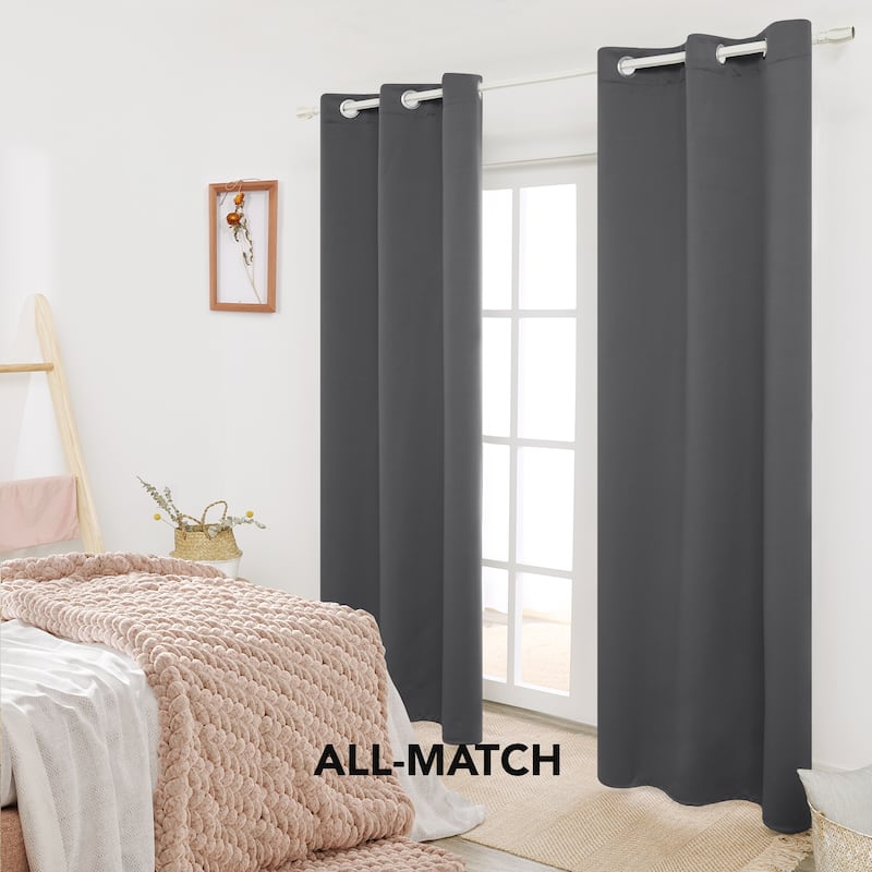Deconovo 108 120 Length Grommet Curtain (1 Panel)