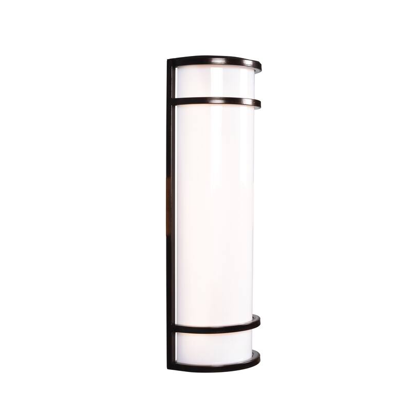 Access Lighting Cove - LED Outdoor Wall Fixture - Medium - Bronze Finish - Acrylic Lens - Bronze