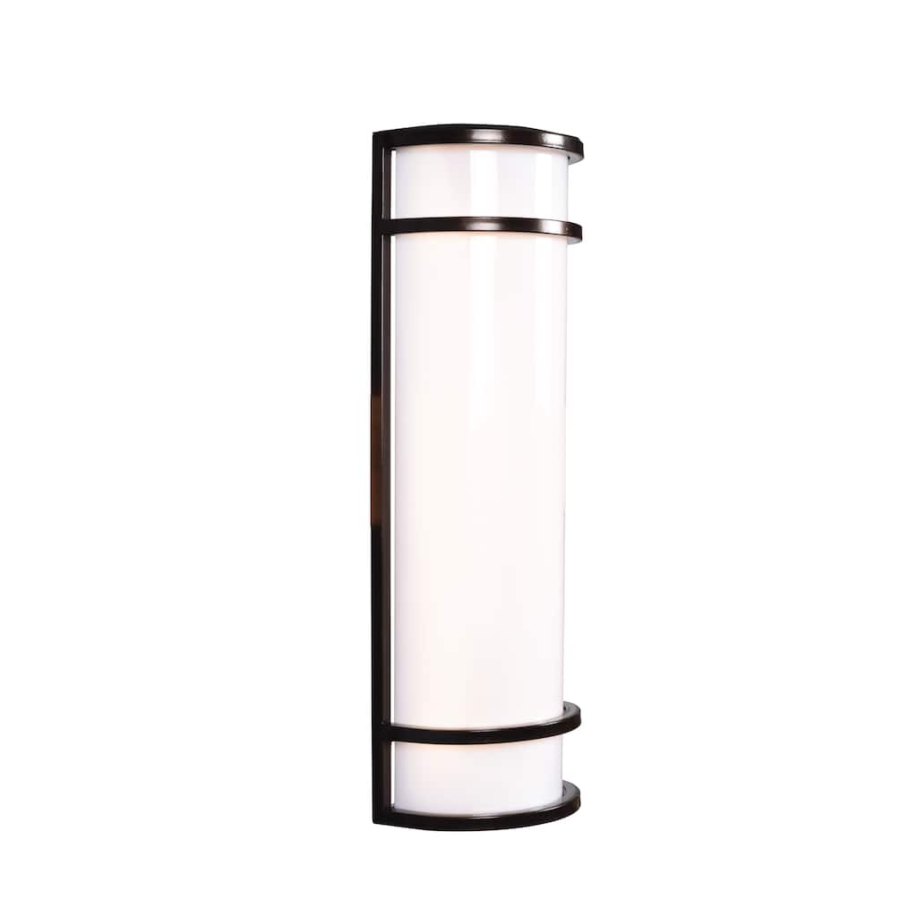 Access Lighting Cove - LED Outdoor Wall Fixture - Medium - Bronze Finish - Acrylic Lens