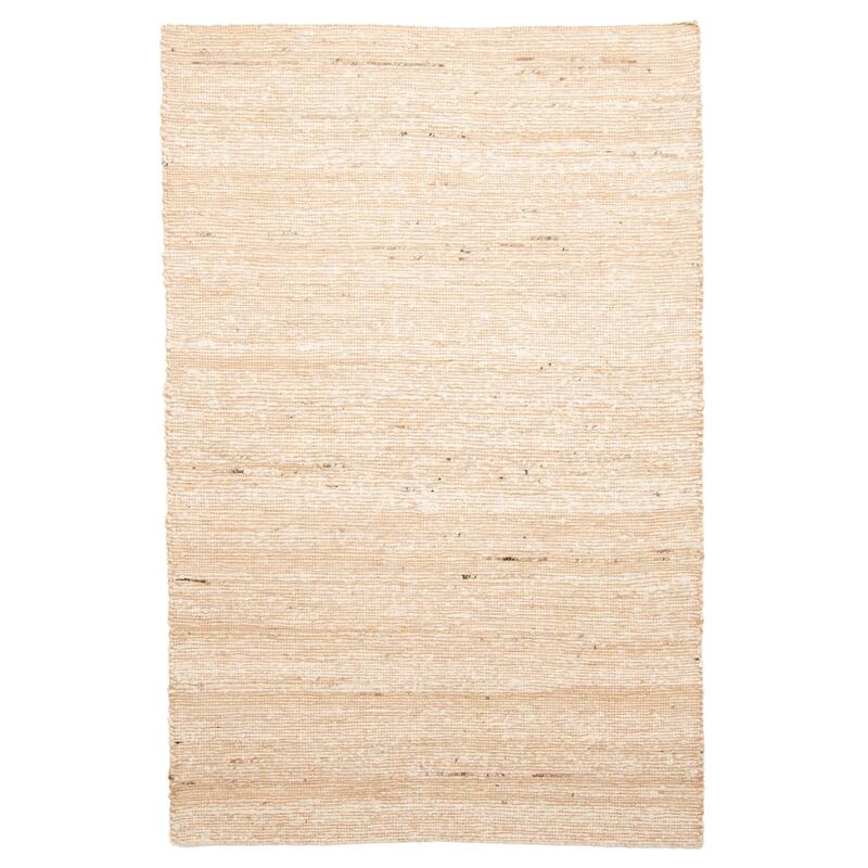 ECARPETGALLERY Braid weave Sienna Tan Wool Rug - 4'11 x 7'10