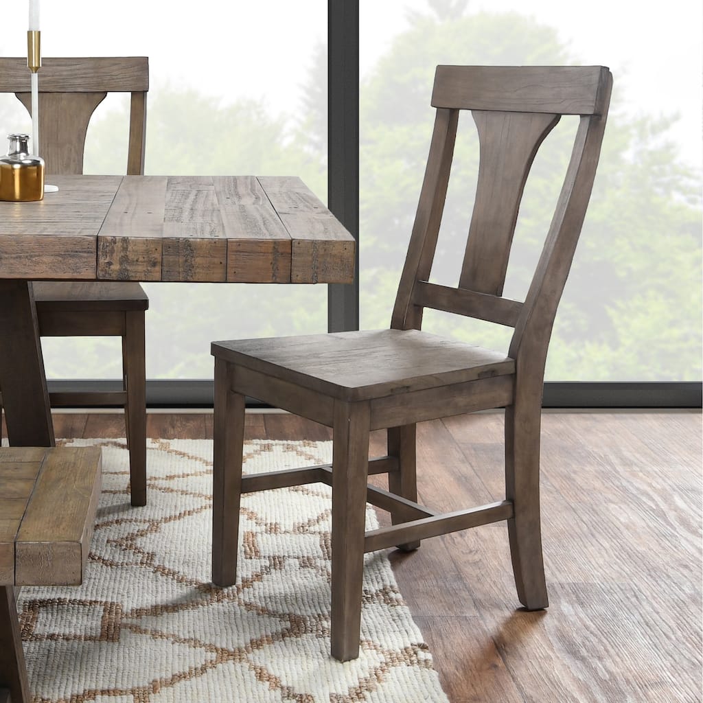 Tuscany Reclaimed Pine Wood Dining Chair (Set of 2) by Kosas Home